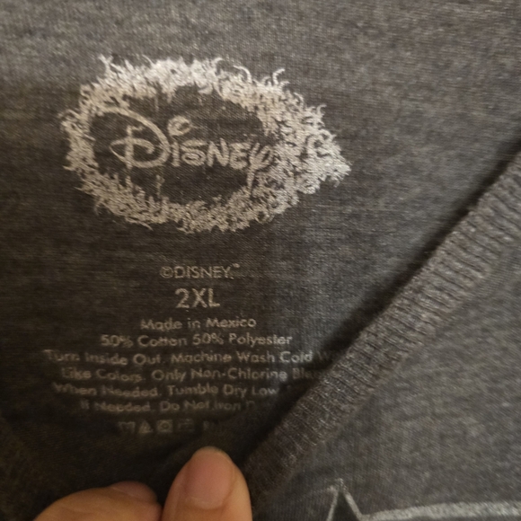 Disney Beauty and the Beast Gray T-Shirt - Picture 3 of 5